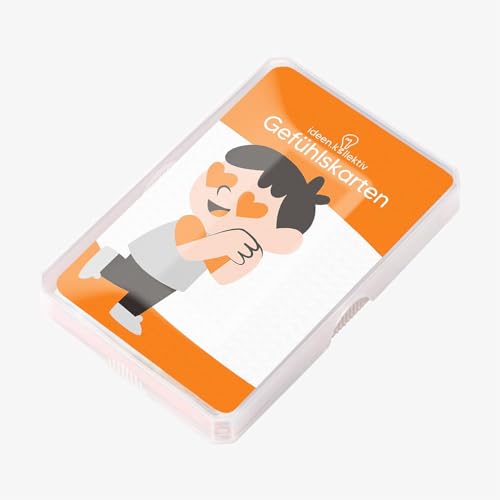 ideen.kollektiv Emotionskarten Set – 28 Gefühlskarten & 4 doppelseitige Symbolkarten für Coaching, Therapie & Pädagogik – Mehrsprachige Gefühls-Visualisierung für Teambuilding & Gruppenarbeit ideen.kollektiv Emotionskarten Set – 28 Gefühlskarten & 4 doppelseitige Symbolkarten für Coaching, Therapie & Pädagogik – Mehrsprachige Gefühls-Visualisierung für Teambuilding & Gruppenarbeit von ideen.kollektiv