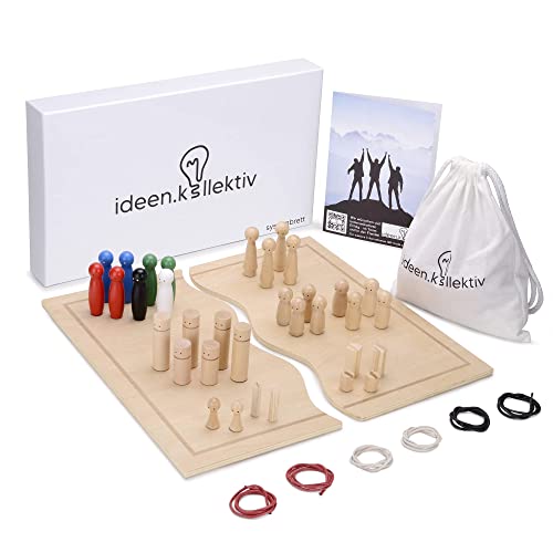 ideen.kollektiv Systembrett Familienbrett Beziehungsbrett 44 Teile für Coaching Familienaufstellung Systemisches Coaching Supervision Moderation mit Handbuch 34 Figuren vielen Extras, aus Holz ideen.kollektiv Systembrett Familienbrett Beziehungsbrett 44 Teile für Coaching Familienaufstellung Systemisches Coaching Supervision Moderation mit Handbuch 34 Figuren vielen Extras, aus Holz von ideen.kollektiv