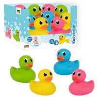 idena Badeente mit Quietschfunktion 4fach sortiert von idena