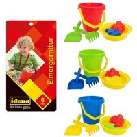 Idena Eimergarnitur 6-teilig 3fach sortiert Idena Eimergarnitur 6-teilig 3fach sortiert von Idena