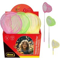 Idena Kescher Teleskop gelb pink hellgrün Ø20x83cm 3fach sortiert von Idena