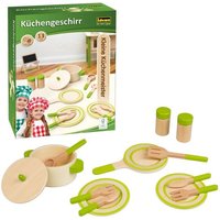 Idena Küchengeschirr Küchenmeister aus Holz 13 Teile von Idena