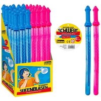Idena Seifenblasenschwert inkl. Seifenblasenflüssigkeit 60cm 2fach sortiert Idena Seifenblasenschwert inkl. Seifenblasenflüssigkeit 60cm 2fach sortiert von Idena
