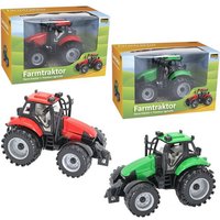 Idena Traktor rot grün sortiert von Idena