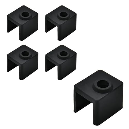 Ieron 5er-Pack Silikon-Abdecksocken – Hochtemperaturschutz, kompatibel mit Elegoo Neptune 4 und 4 Pro 3D-Drucker-Extruder-Hotend-Teilezubehör Ieron 5er-Pack Silikon-Abdecksocken – Hochtemperaturschutz, kompatibel mit Elegoo Neptune 4 und 4 Pro 3D-Drucker-Extruder-Hotend-Teilezubehör von Ieron