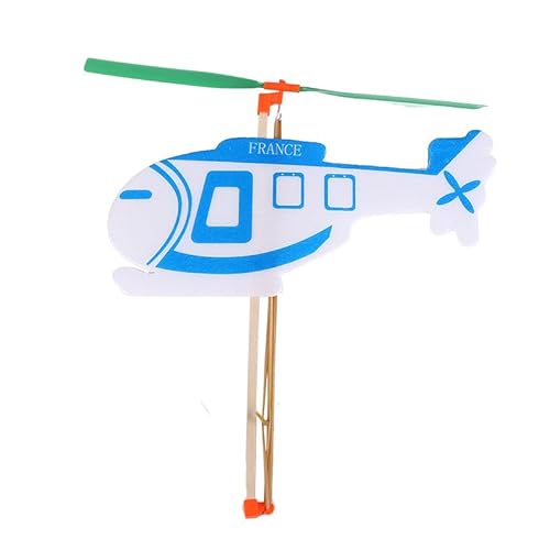 ieron Gummiband-Helikopter, 3 Stück, elastisches Band, Flugzeuge für Heimwerker, Herstellung von Lernspielzeug, STEM-Projekten, Geschenken – zufällige Farben und Stile ieron Gummiband-Helikopter, 3 Stück, elastisches Band, Flugzeuge für Heimwerker, Herstellung von Lernspielzeug, STEM-Projekten, Geschenken – zufällige Farben und Stile von Ieron