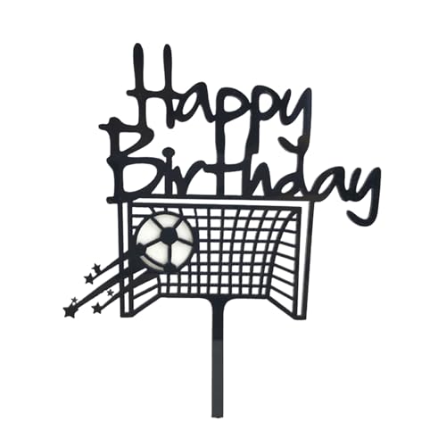 iewrtcin 1 Stück „Happy Birthday“-Kuchenaufsatz, Fußball-Cupcake-Topper, Dekorationen, Fußball-Kuchen-Einsatzkarten für Jungen, Geburtstagsparty-Dekoration iewrtcin 1 Stück „Happy Birthday“-Kuchenaufsatz, Fußball-Cupcake-Topper, Dekorationen, Fußball-Kuchen-Einsatzkarten für Jungen, Geburtstagsparty-Dekoration von iewrtcin