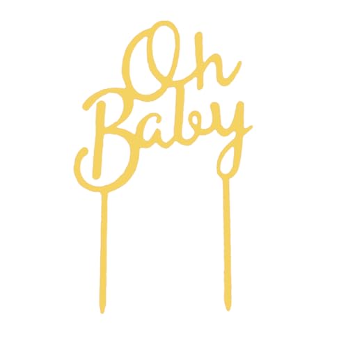 iewrtcin 1 Stück Kuchenaufsatz Kucheneinsatz OHBABY Gold Kuchendekoration iewrtcin 1 Stück Kuchenaufsatz Kucheneinsatz OHBABY Gold Kuchendekoration von iewrtcin