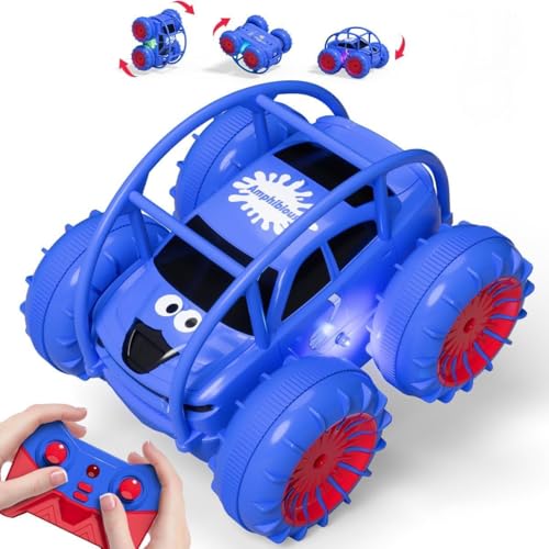 ifollower Direktladung 4WD Amphibien Ferngesteuertes Auto 15km/h, 2.4GHz 360° Stunt Blau ifollower Direktladung 4WD Amphibien Ferngesteuertes Auto 15km/h, 2.4GHz 360° Stunt Blau von ifollower