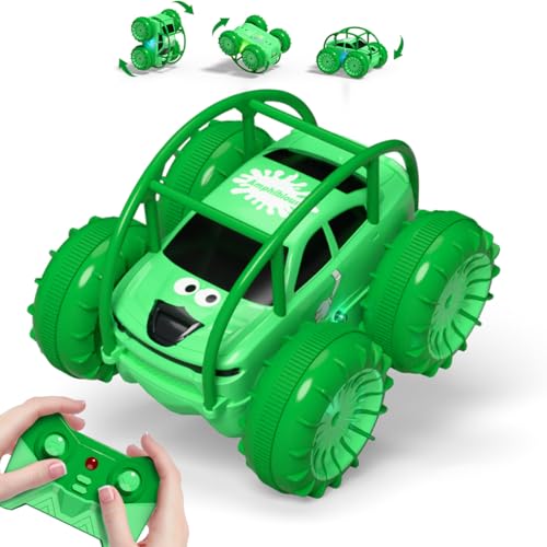 ifollower Direktladung 4WD Amphibien Ferngesteuertes Auto 15km/h, 2.4GHz 360° Stunt Grun ifollower Direktladung 4WD Amphibien Ferngesteuertes Auto 15km/h, 2.4GHz 360° Stunt Grun von ifollower