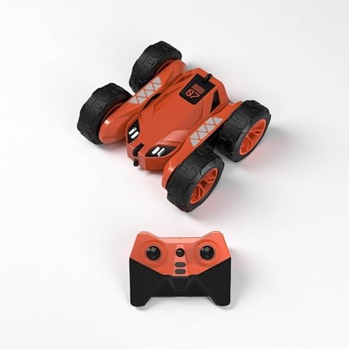 ifollower Direktladung Ferngesteuertes Auto, 15km/h 4WD Amphibienfahrzeug Stunt Auto, 2.4GHZ 360° Drehung Buntem LED-Licht Monstertruck Offroad Spielzeug, Geschenke für Kinder Cheng von ifollower