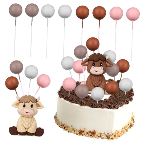 ifundom Mini-kuchen Mit Highland-kuh-design Babyparty- Und Party-dekorationen Tier-kuchenaufsätze Einfach Zu Verwenden Und Zu Dekorieren ifundom Mini-kuchen Mit Highland-kuh-design Babyparty- Und Party-dekorationen Tier-kuchenaufsätze Einfach Zu Verwenden Und Zu Dekorieren von ifundom