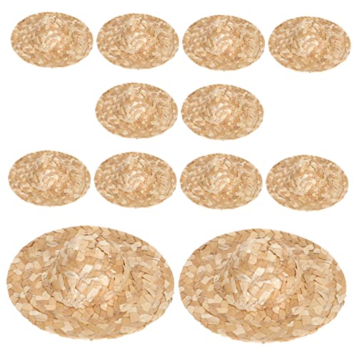 12Stücke Teiliges Mini Strohhut für Puppen Handgefertigte Winzige Hüte für DIY Dekoration Puppenaccessoires und Kreative Bastelprojekte Langlebig 12Stücke Teiliges Mini Strohhut für Puppen Handgefertigte Winzige Hüte für DIY Dekoration Puppenaccessoires und Kreative Bastelprojekte Langlebig von ifundom
