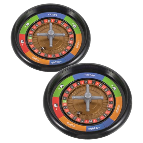 2 Stück Teiliges Spieltisch Poker Rad Rundes Poker Rad für Bar Interaktives Spielzubehör mit Stahlkugeln für Partys und Familienaktivitäten Leicht und Handlich Wiederverwendbar 2 Stück Teiliges Spieltisch Poker Rad Rundes Poker Rad für Bar Interaktives Spielzubehör mit Stahlkugeln für Partys und Familienaktivitäten Leicht und Handlich Wiederverwendbar von ifundom