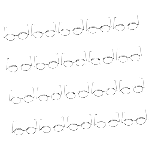 20Stücke Teiliges Puppenbrillen aus Robustem Material Miniaturbrillen für Puppen Fotografie Requisiten für Kreative Verkleidungen und 20Stücke Teiliges Puppenbrillen aus Robustem Material Miniaturbrillen für Puppen Fotografie Requisiten für Kreative Verkleidungen und von ifundom
