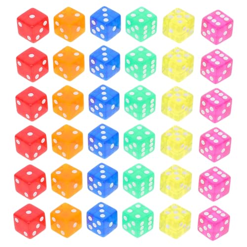 36 Teilige Acrylwürfel 6 Seitig Für Brettspiele Mathematikunterricht Im Klassenzimmer Zubehör Glatte Acrylwürfel Für Faires Gameplay Partyspaß Requisiten 36 Teilige Acrylwürfel 6 Seitig Für Brettspiele Mathematikunterricht Im Klassenzimmer Zubehör Glatte Acrylwürfel Für Faires Gameplay Partyspaß Requisiten von ifundom
