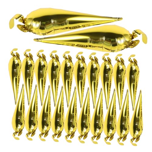 50 Stück Goldene Sternfolienballons für Partys Hochzeiten Babypartys und Abschlussfeiern Langanhaltende Lichtreflektierende Dekorationen aus Aluminiumfolie für Festliche Anlässe von ifundom
