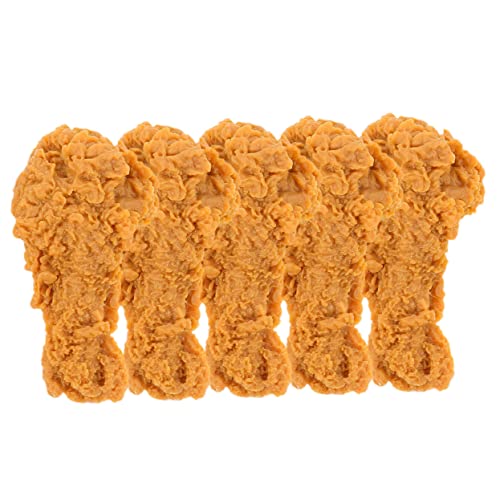 5st Simulation Von Hühnerbeinen Simulation Gebraten Desktop -Ornamente Künstliches Lebensmittelmodell Gefälschte Lebensechte Essensrequisiten Drumstick-Ornamente Bratmodell PVC ifundom 5st Simulation Von Hühnerbeinen Simulation Gebraten Desktop -Ornamente Künstliches Lebensmittelmodell Gefälschte Lebensechte Essensrequisiten Drumstick-Ornamente Bratmodell PVC ifundom von ifundom