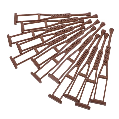 6 Paar Simulations Krücken Spielzeugset Mini Deko Stock Ornamente Für Wrestling Puppen Puppenhausmöbel DIY Szenenmodelle Und Cosplay Requisiten von ifundom