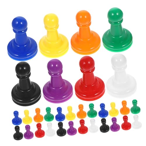 80 Stück Brettspielfiguren Kleine Schachfiguren Aus Kunststoff Für Brettspiele – Mehrfarbige Tischmarker Schachfiguren Zubehör Für Partys Und Versammlungen 80 Stück Brettspielfiguren Kleine Schachfiguren Aus Kunststoff Für Brettspiele – Mehrfarbige Tischmarker Schachfiguren Zubehör Für Partys Und Versammlungen von ifundom