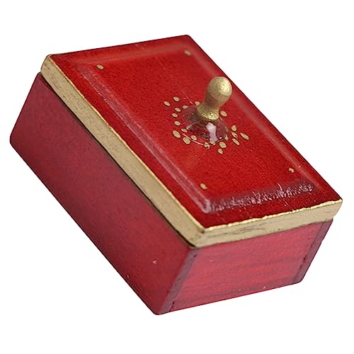 Puppenhaus Zubehör Ornament für Dekoration Realistisches Design für Kinderzimmer und DIY Miniaturprojekte Holzfarbenes von ifundom