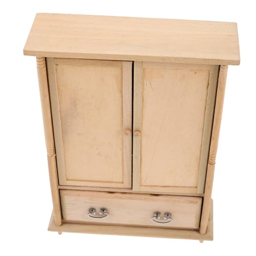 Schrank Für Puppe: Mini-garderoben-Ornamente 1:12, Schrankdekoration Für Zuhause, Vintage-Garderobe, Miniatur-hausmöbel, Heimdekor, Beige Schrank Für Puppe: Mini-garderoben-Ornamente 1:12, Schrankdekoration Für Zuhause, Vintage-Garderobe, Miniatur-hausmöbel, Heimdekor, Beige von ifundom