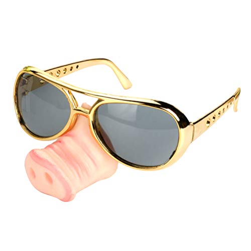 Schweineschnauze Nase Brille Partyzubehör Für Tiere Halloween-schweinchen-kostüm Partybrille Schweinchen Sonnenbrille Halloween-partybevorzugung Schweinenase Kostüm Bilden Kleidung von ifundom