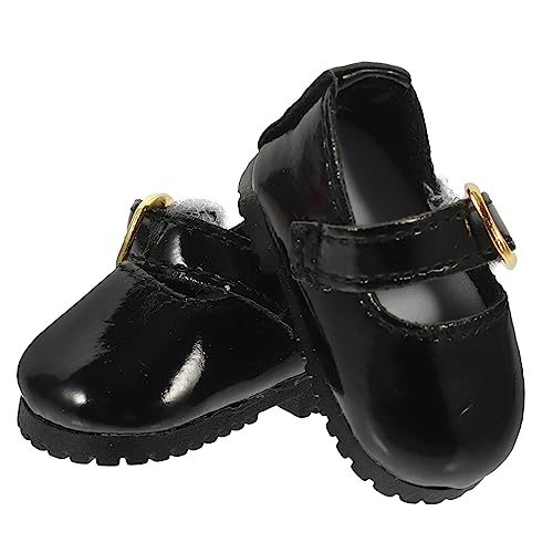 ifundom Ankleidepuppenschuhe Mädchen Lederschuhe Dekorativ Und Stilvoll Zum Spielen von ifundom