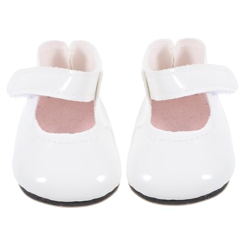 ifundom 1 Paar Miniatur Puppenschuhe aus PU Leder für Mädchen Verschleißfest Geeignet für Häuser und Puppenzubehör Kreative Spielmöglichkeiten von ifundom