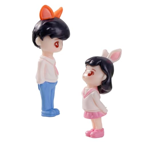 ifundom 1 Paar Miniaturfiguren Drinnen Mini-paarfiguren Miniatur-zubehör Schreibtischspielzeug Figur Eines Romantischen Paares Hochzeitspaarfiguren Paardekorationen Auto Paar Figuren PVC ifundom 1 Paar Miniaturfiguren Drinnen Mini-paarfiguren Miniatur-zubehör Schreibtischspielzeug Figur Eines Romantischen Paares Hochzeitspaarfiguren Paardekorationen Auto Paar Figuren PVC von ifundom
