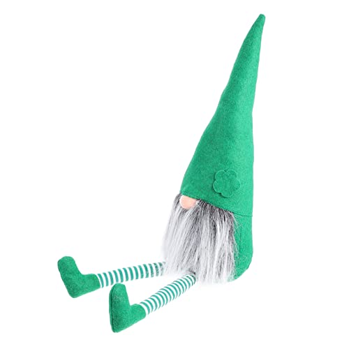 ifundom 1 STK Zwerg Elf Puppe Zubehör für Babypuppen Babypuppensachen Babypuppenkleidung für Kleinkinder Cute Decor Safe Toy zartes Stofftier Geburtstagsgeschenk Green von ifundom