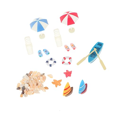 ifundom 1 Satz 13 Stück Mini-strandspielzeug Mini-strandornamente Mini- Für Hölzern von ifundom