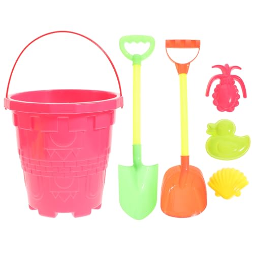 ifundom 1 Satz 6St Strandeimer Strandspielzeug sandwanne Strand-Eimer-Set Sanduhr Sandeimer Sandkastenspielzeug für den Strand Strandspielset für Lernspielzeug für Plastik von ifundom