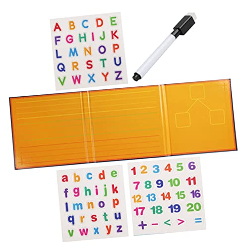 ifundom 1satz Alphabet Und Zahlen Puzzle Buch Set Lernspielzeug Für Junge Mädchen Farbenfrohes Puzzles Frühe Bildung Mit Abnehmbaren Aufklebern Für Vorschulkinder Und Kleinkinder von ifundom