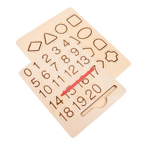 ifundom 1 Satz Alphanumerischer Schreibblock Magnettafel für schultafel für Kindergarten Lernspielzeug doppelseitige Alphabettafel Alphabet-Übungsbrett Holz ifundom 1 Satz Alphanumerischer Schreibblock Magnettafel für schultafel für Kindergarten Lernspielzeug doppelseitige Alphabettafel Alphabet-Übungsbrett Holz von ifundom