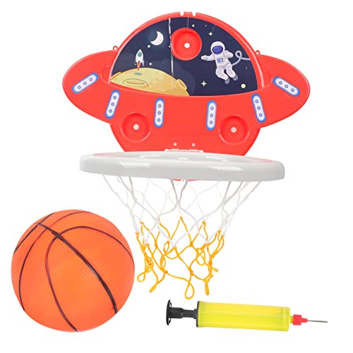 ifundom 1 Satz Basketballständer Outdoor Basketball Indoor Basketballkorb Basketballkorb Indoor Basketbälle Mini Basketball Sportspielzeug Basketball Kinderspielzeug Hdpe von ifundom