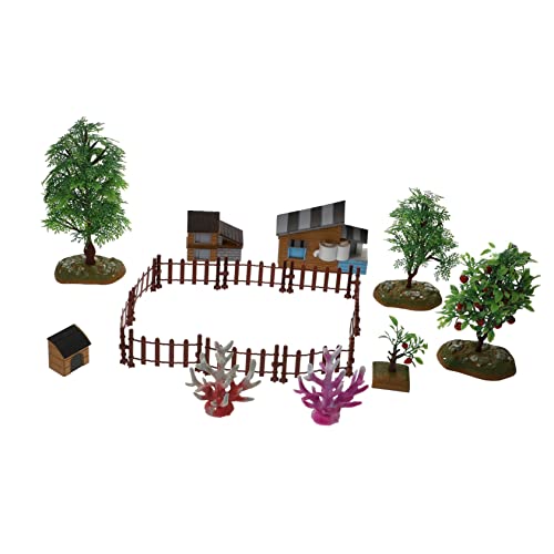 ifundom Bauernhaus-modellbausatz 1 Set Mini-szenenmodell Grünzaun Für Lernspielzeug Dekorative Stücke ifundom Bauernhaus-modellbausatz 1 Set Mini-szenenmodell Grünzaun Für Lernspielzeug Dekorative Stücke von ifundom