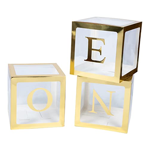 ifundom 1 Satz Boxen Ballonbox zum Geburtstag briefkasten briefkarton party accessoires Partydekorationen Neon hochzeitsdeko Ballonboxen für Partys entzückende Ballonboxen Papier Golden von ifundom