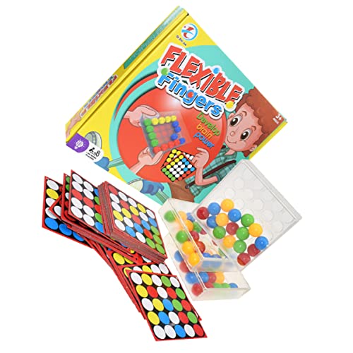 ifundom 1 Satz Brettspiel interaktives brettspiele Geduldspielzeug für Feinmotorik Denkspielzeug Brettspielbälle pädagogisches Plastik von ifundom
