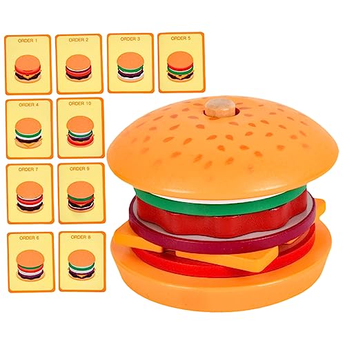 ifundom 1 Satz Burger- holzspielzeug für Feinmotorik- für Kleinkinder 1-3 Lernspielzeug für 3-jährige stapeln Kognition Kinderbedarf ifundom 1 Satz Burger- holzspielzeug für Feinmotorik- für Kleinkinder 1-3 Lernspielzeug für 3-jährige stapeln Kognition Kinderbedarf von ifundom