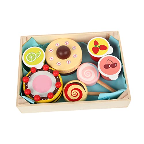 ifundom 1 Satz Cecilia kinderküche Kitchen Nachhaltiges Jungs Toy for The Teachers Toys Simulationssnacks und Lernspielzeug für hölzern von ifundom