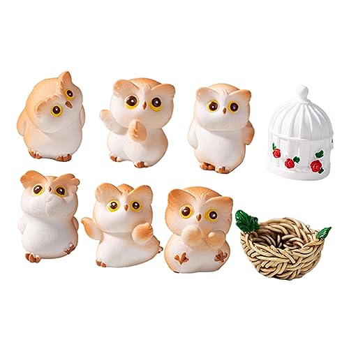 ifundom 1 Satz Desktop-eulendekoration Frosch Falsche Eule Krähe Klein Eulen- Miniatur Eule Lockvogel Figur Dinosaurier Eulen-gartenschmuck Hausdekorationsartikel Tiere Specht Harz ifundom 1 Satz Desktop-eulendekoration Frosch Falsche Eule Krähe Klein Eulen- Miniatur Eule Lockvogel Figur Dinosaurier Eulen-gartenschmuck Hausdekorationsartikel Tiere Specht Harz von ifundom