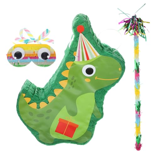 ifundom 1 Satz Dinosaurier-Pinata Party Gefälligkeiten Feuerwehrwagen Geburtstagdekorationen Saugnäpfe süßigkeiten komfetti candy dekorative Piñata Pinata- des neuen Jahres Papier von ifundom