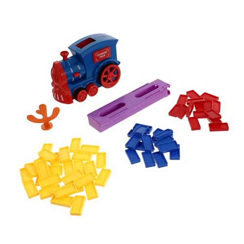 ifundom 1 Satz Domino Bildungsspielzeug Weihnachtszug Kleines Zugspielzeug Blue Abs von ifundom