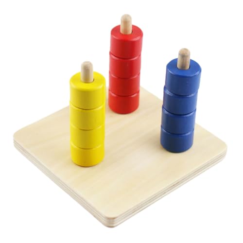 ifundom 1 Satz Dreifarbiger vertikaler Kragen lernspielzeug sortierspielzeug Farberkennung Feinmotorik Lernspielzeug für Babyspielzeug hölzern ifundom 1 Satz Dreifarbiger vertikaler Kragen lernspielzeug sortierspielzeug Farberkennung Feinmotorik Lernspielzeug für Babyspielzeug hölzern von ifundom