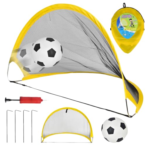 ifundom 1 Satz Ersatznetz für Fußball Fußballtor Fußballspielnetz Fußballtür Fußballnetz Yellow von ifundom