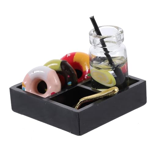 ifundom Miniatur Gefälschte Lebensmittel Snack Spielzeug Puppenhaus Zubehör Für Home Decor Mini Nachmittagstee Szene von ifundom