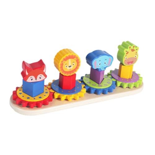 ifundom 1 Satz Farberkennungsspielzeug Spielzeuge Steckpuzzles Spielset aus Holz Kinderspielzeug Holzspielzeug für Kinder Intelligenzspielzeug für Kinder Mode Ausrüstung von ifundom