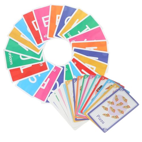 ifundom 1 Satz Flash-Karten, Englisch-lernkarten, Haushalts-kinderspielzeug, Pädagogisches Kinderspielzeug von ifundom