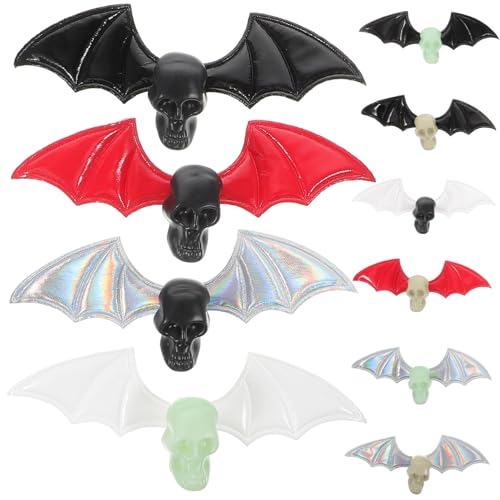 ifundom 1 Satz Fledermausflügel Mini- Halloween-Handwerksflügel halloween haarspangen haarspange halloween bat wings schmuckzubehör Kleidungszubehör Flügeldekor selber machen Plastik von ifundom